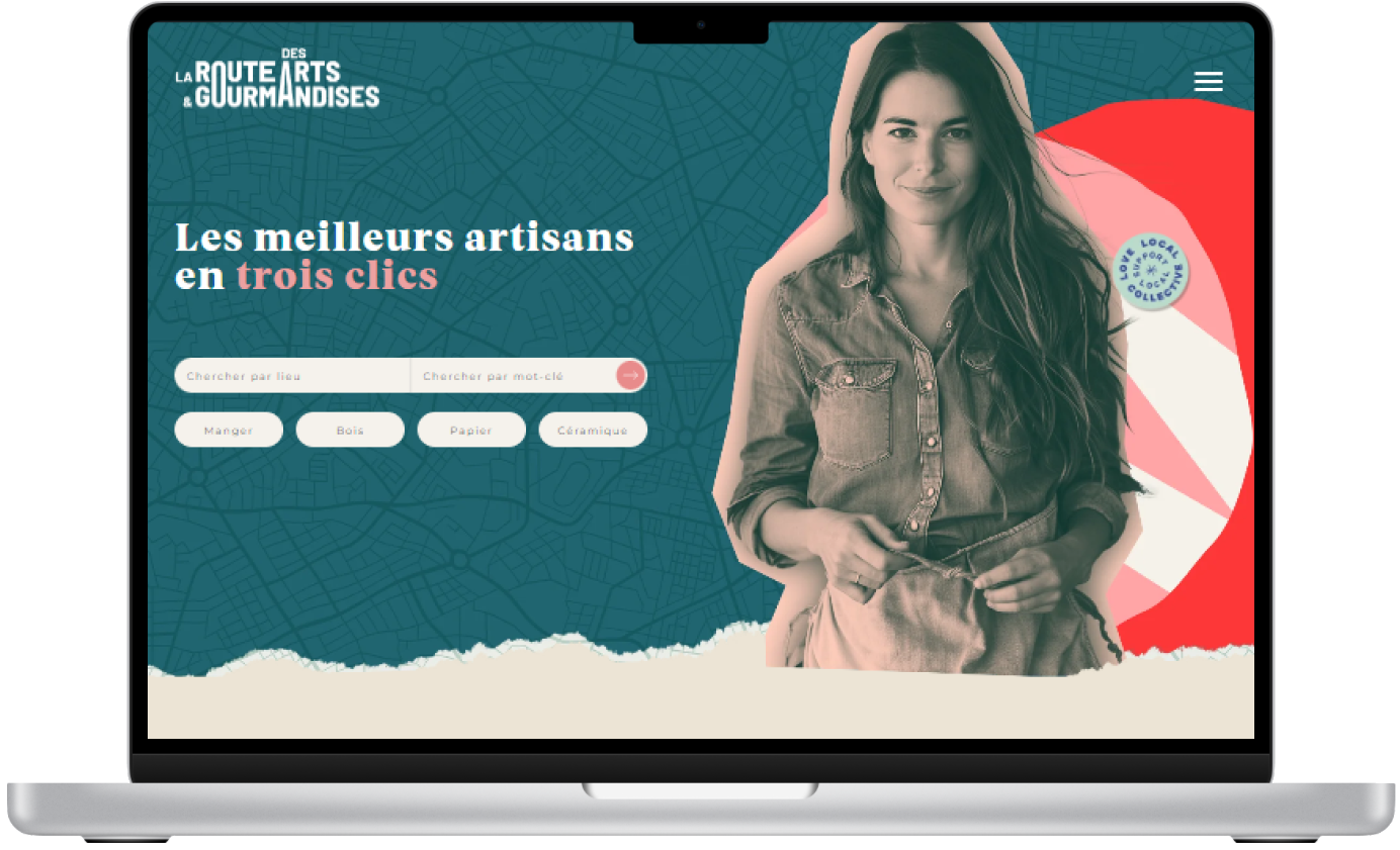 Image du site web La route des arts et gourmandises